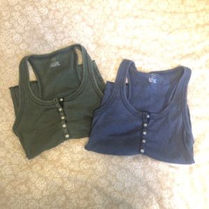 Two Aerie Racerback Tanks